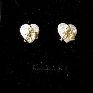 Montanna Silversmith Barrel Racer Heart Earrings